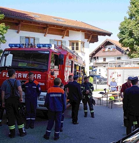 „Finale der Feuerwehr-Sonnenscheintour“ in Grassau