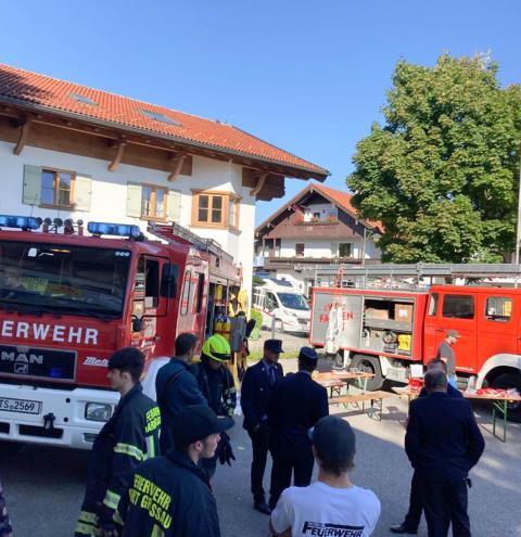 „Finale der Feuerwehr-Sonnenscheintour“ in Grassau