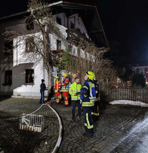 Brandalarm in Schleching – Schmorbrand der Elektroinstallation rechtzeig gelöscht