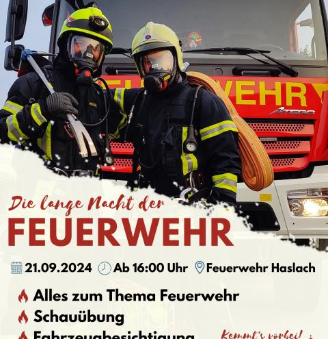 Infotag der Freiwilligen Feuerwehr Haslach am 21.09.24