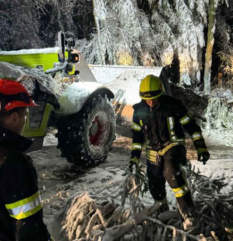 Kienberg - Schweres Gerät im Einsatz