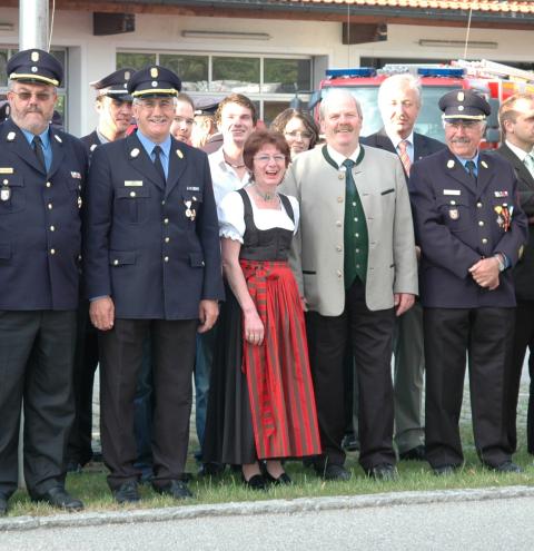 Verabschiedung von Herbert Häusl als Kreisbrandinspektor in 2008.